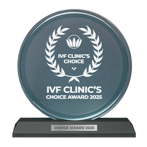 IVF Clinics Choice Award 2025 trophy