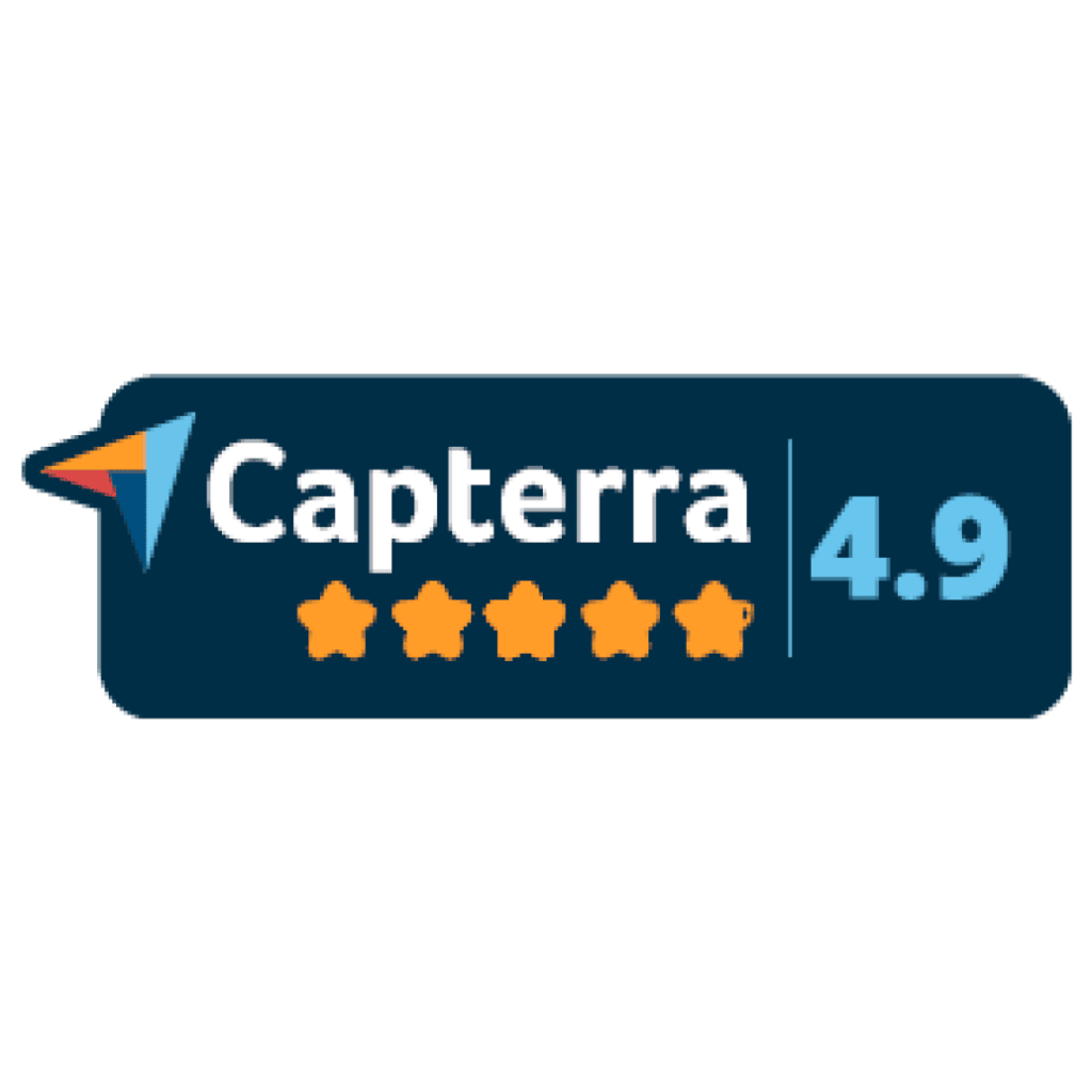 Rated 4.9 on Capterra