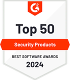 G2 Top 50 Security Products, Best Software Awards 2024