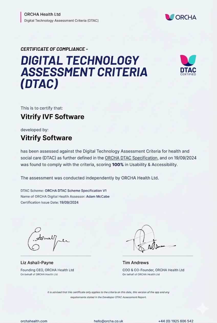 DTAC Certificate